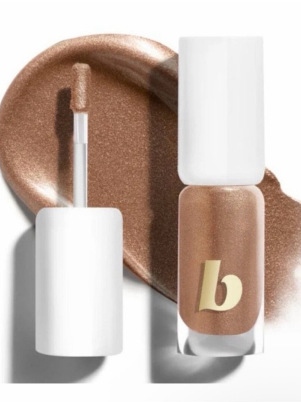 B. Bronze Metallic Eyeshadow Gloss — Shimmery Bronze Eye Color